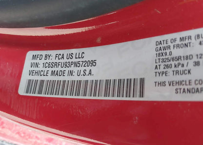 1C6SRFU93PN572095 - 2023 Ram 1500 Trx 4x4