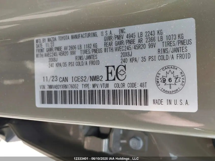 7MMVABDYXRN176052 - 2024 Mazda cx-50 – Check VIN