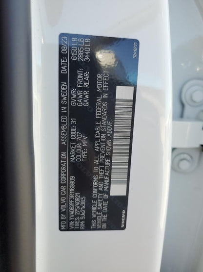 YV4062PF3R1169809 - 2024 Volvo xc90
